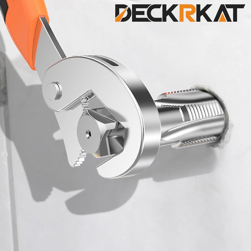 DECKRKAT 6-Piece NPT Pipe Tap Set, Precision Carbon Steel NPT Tap Set for Clean Accurate Threads, 1", 3/4", 1/2", 3/8", 1/4", 1/8" NPT Tap, Perfect for Plumbers Mechanics DIYers, with Durable Plastic Case - Image 5